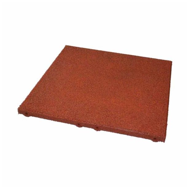 GUMENI POD GITES 50X50X3 CM, RDEČE/RJAVA GUMENA ZAŠČITNA PLOŠČA