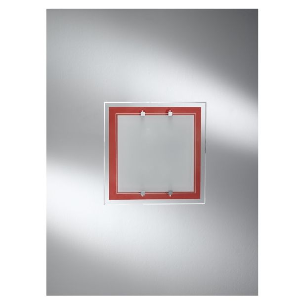 KLASIČNA PLAFONJERA ALPCOM 5742 RDEČA