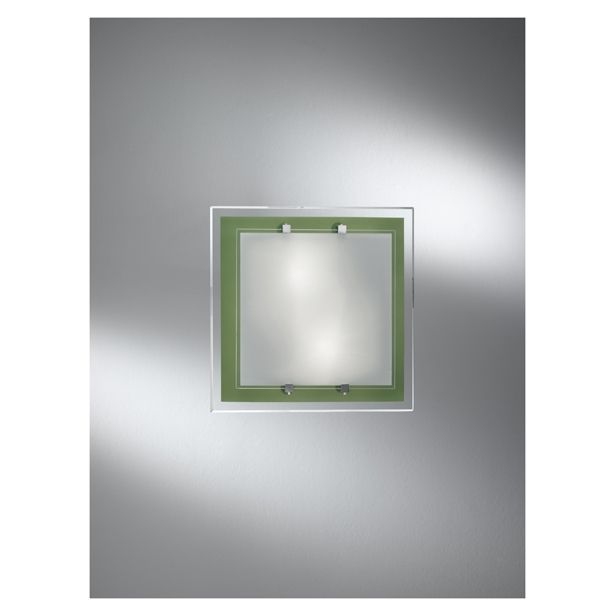 KLASIČNA PLAFONJERA ALPCOM 5742 ZELENA