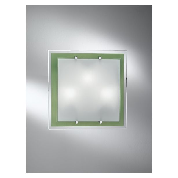 KLASIČNA PLAFONJERA ALPCOM 5744 ZELENA