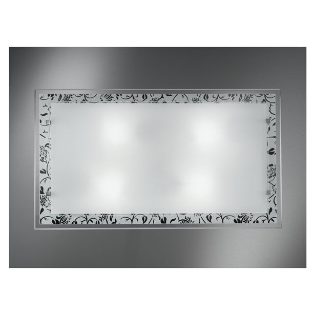 KLASIČNA PLAFONJERA ALPCOM 5747 DEKOR ČRNA