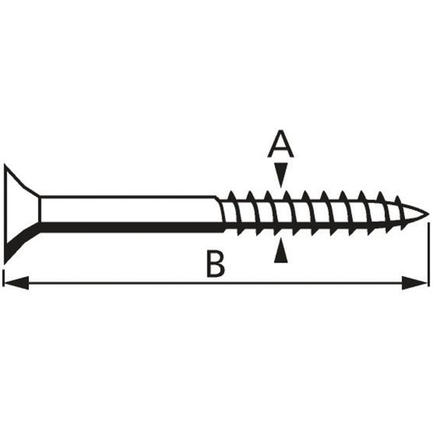 UNIVERZALNI VIJAK 5.0X60 A2 PZ2 PT V ZAVITKU JE 6 KOS