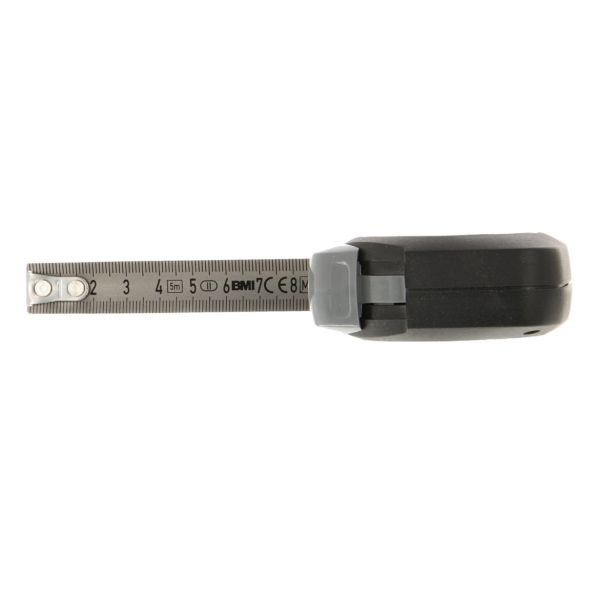 TRAČNI METER NA VZMET BMI 5M X 16 MM NERJAVEN TRAK