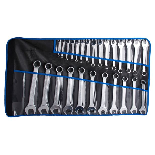 GARNITURA KRATKIH VILIČASTO OBROČNIH KLJUČEV UNIOR V TORBICI 6 - 32 MM/26-DELNA ART. 125/1CT (625675)