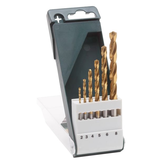 GRT. SVEDROV ZA KOVINO BOSCH 6-DELNI KOMPLET SVEDROV 2-8 MM HSS-TIN