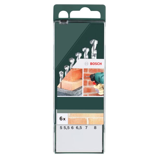 GRT. SVEDROV ZA KAMEN BOSCH 6-DELNI KOMPLET SVEDROV 5-8 MM