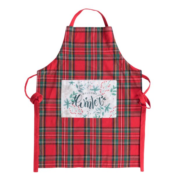 NOVOLETNI PREDPASNIK V KARO VZORCU 60*80CM