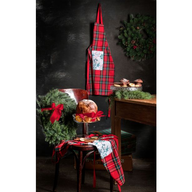 NOVOLETNI PREDPASNIK V KARO VZORCU 60*80CM