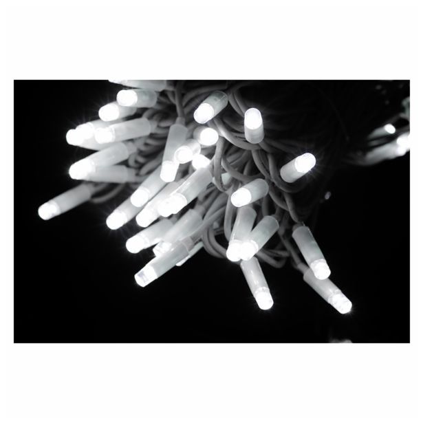 LUČKE MQ 65 LED BELE 10M BELA ŽICA 230 V