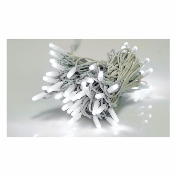 LUČKE MQ 65 LED BELE 10M BELA ŽICA 230 V