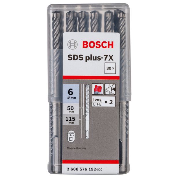 GRT. SVEDROV ZA BETON BOSCH 6X50X115 MM 30-DELNI KOMPLET SVEDROV