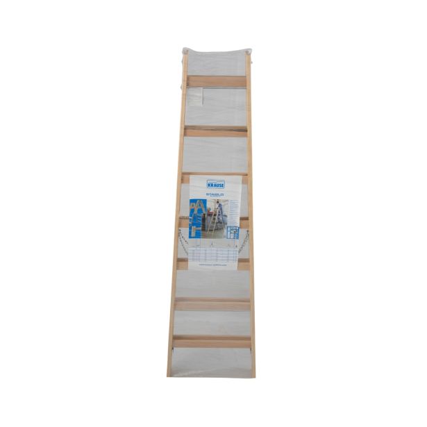 PROSTOSTOJEČA LESTEV KRAUSE STABILO 2X7 STOPNIC LESENA 1.9M