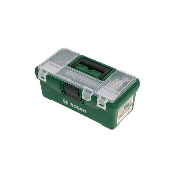 GARNITURA ORODJA BOSCH 73-DELNI SET ORODJA IN PRIBORA DIY STARTER BOX
