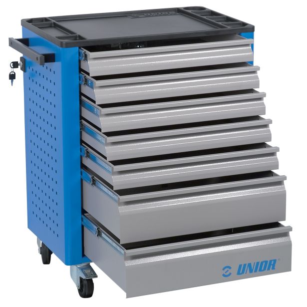 VOZIČEK ZA ORODJE UNIOR 770X448X895 MM 7 PREDALOV ART. 940E4/1L