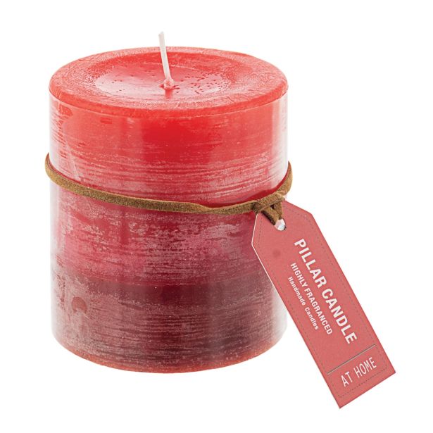 SVEČA BIZZOTTO 7X7.5 CLEOFE RDEČA SCENTED