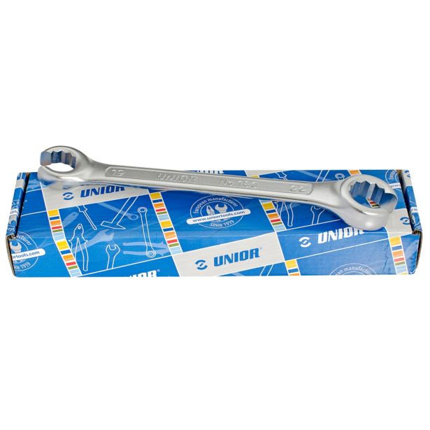 GARNITURA UKRIVLJENIH ODPRTIH OBROČNIH KLJUČEV UNIOR V KARTONU 8 - 22 MM/6-DELNA ART. 183/2CB (612985)