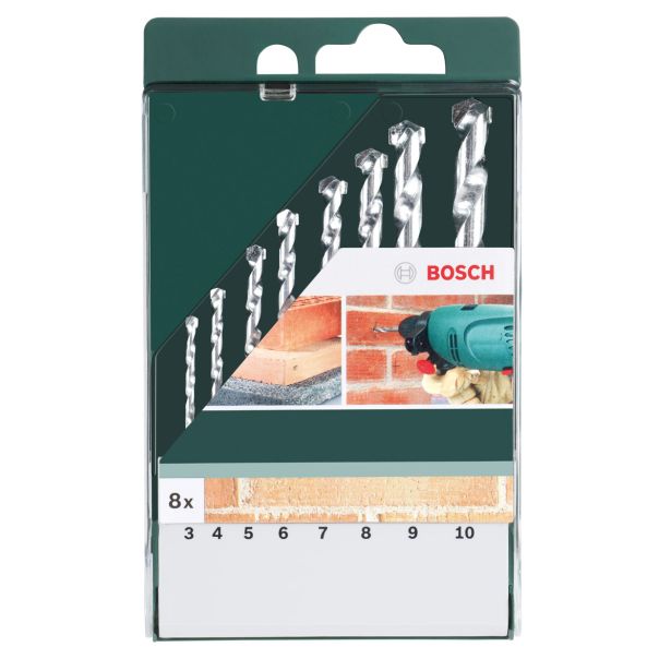 GRT. SVEDROV ZA KAMEN BOSCH 8-DELNI KOMPLET SVEDROV 3-10 MM