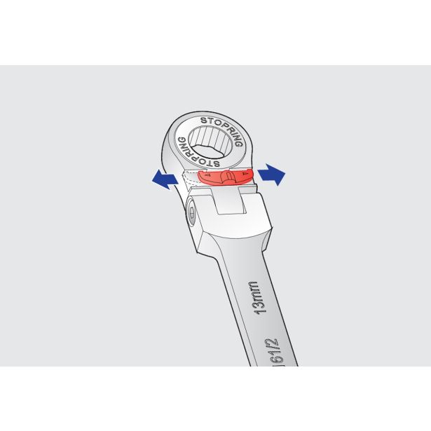 VILIČASTO OBROČNI KLJUČ Z RAGLJO Z ZGLOBOM UNIOR 8 MM ART. 161/2 (622839)