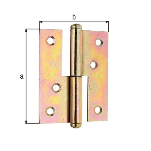SNEMALNA SPONA ALBERTS 80X65 MM DESNA