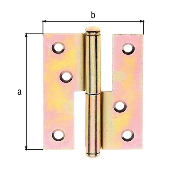 SNEMALNA SPONA ALBERTS 80X65 MM LEVA