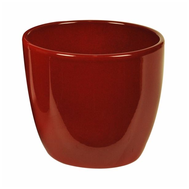 KERAMIČNI NOTRANJI LONEC HORTER 909 17 CM BORDO RDEČ