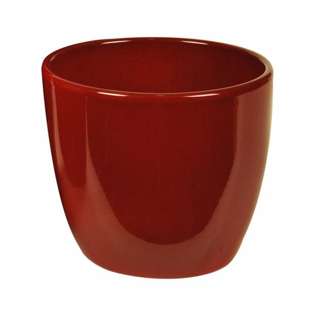 KERAMIČNI NOTRANJI LONEC HORTER 909 25 CM BORDO RDEČ