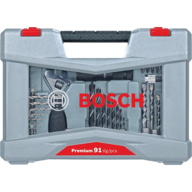 GARNITURA MEŠANIH SVEDROV BOSCH 91-DELNI KOMPLET PRIBORA PREMIUM X-LINE