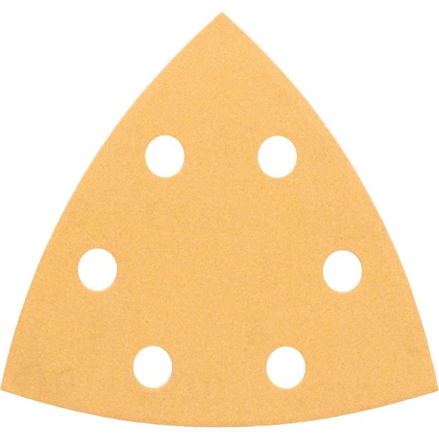 SAMOPRITRDILNI BRUSNI DISK ZA DELTA BRUSILNIKE BOSCH 93 MM K100 6 LUKENJ RUMENA BARVA ZA LES