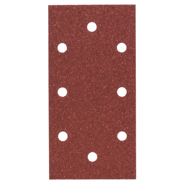 SAMOPRITRILNI BRUSNI DISK BOSCH 93X185 MM K60 8 LUKENJ RDEČA BARVA ZA LES