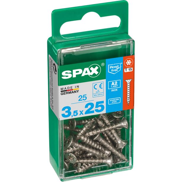 RF UNIVERZALNI VIJAK SPAX A2 TRX 3.5X25 V ZAVITKU 25 KOS