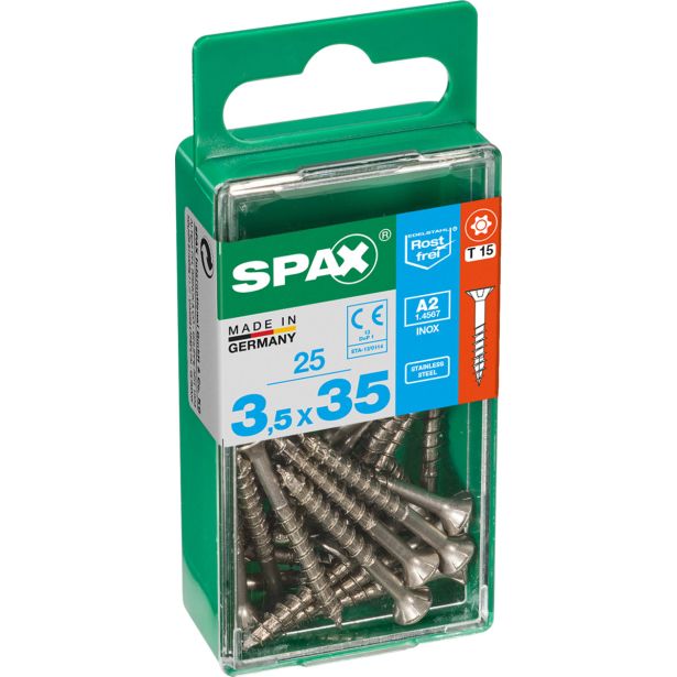 RF UNIVERZALNI VIJAK SPAX A2 TRX 3.5X35 V ZAVITKU 25 KOS