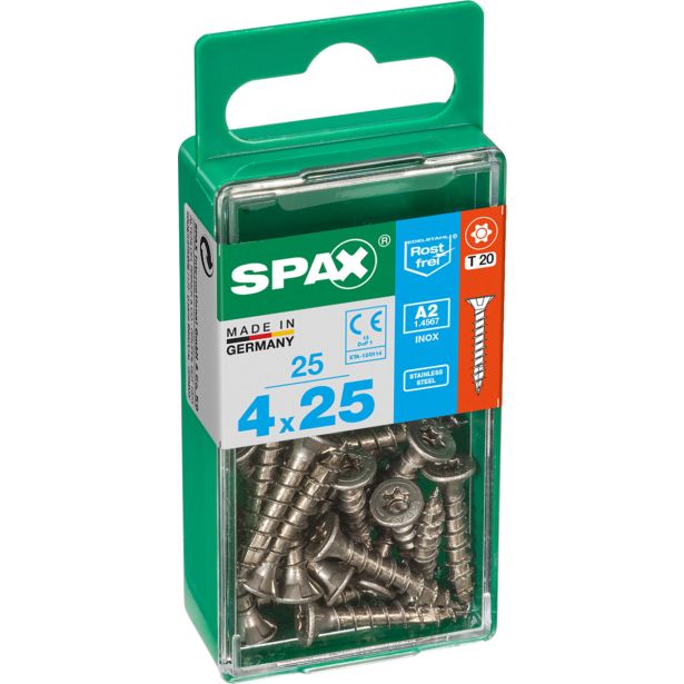 RF UNIVERZALNI VIJAK SPAX A2 TRX 4X25 V ZAVITKU 25 KOS