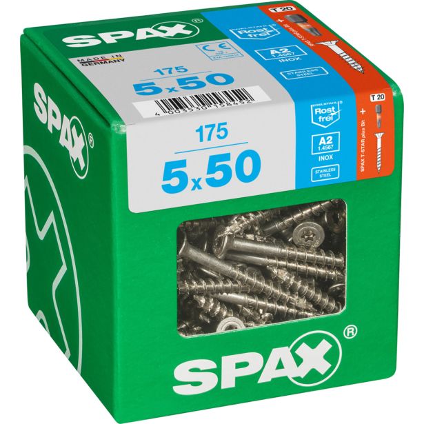 RF UNIVERZALNI VIJAK SPAX A2 TRX 5X50 ZAV=175KOS