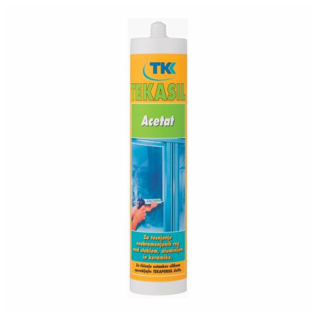 ACETATNI SILIKON TEKASIL BEL 280 ML
