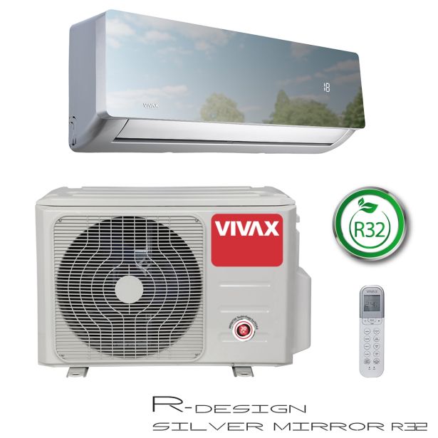 KLIMATSKA NAPRAVA VIVAX ACP-12CH35AERI+ SI.MIRROR 3.5KW, NOTR+ZUN ENOTA