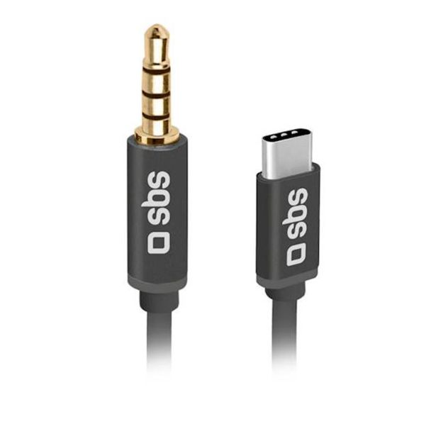 ADAPTER SBS TYPE C TO JACK 1M ČRN