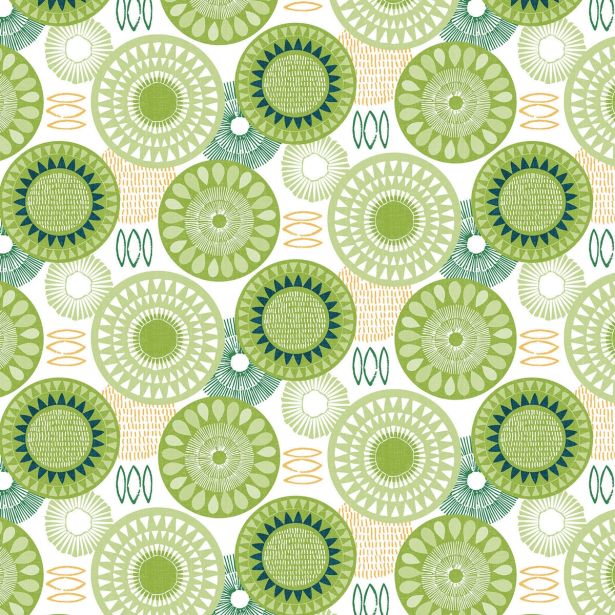 PRT NA ROLI NESE ADD KROGI ZELENI ŠIRINA 140 CM