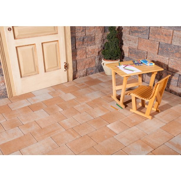 BETONSKI TLAKOVEC ZOBEC AERO MIX PEŠČENO-BELA