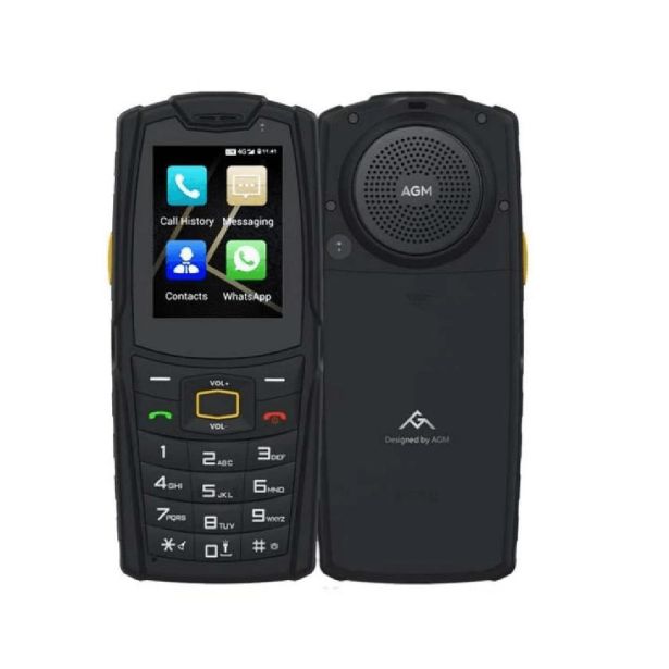 AGM ODPORNI TELEFON NA TIPKE M7 1GB/8GB DS, 4G, ANDROID, IP68/IP69K/MIL-STD-810H, ČRN