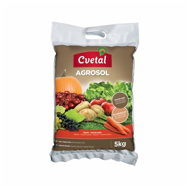 GNOJILO ZA PRIDELAVO CVETAL AGROSOL 5 KG