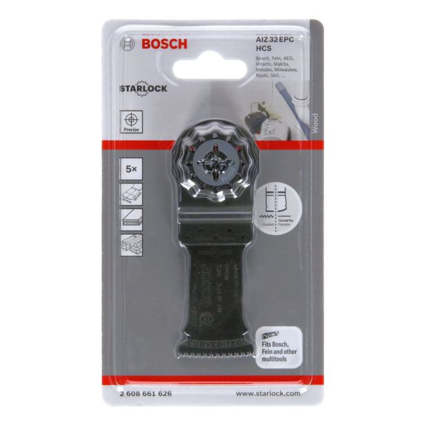 PRIBOR ZA VEČNAM. ORODJA BOSCH AIZ 32 EPC HCS POTOPNI ŽAGIN LIST ZA LES