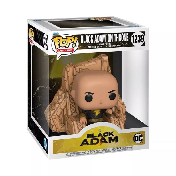 AKCIJSKA FIGURA FUNKO POP DELUXE BLACK ADAM BLACK ADAM ON THRONE