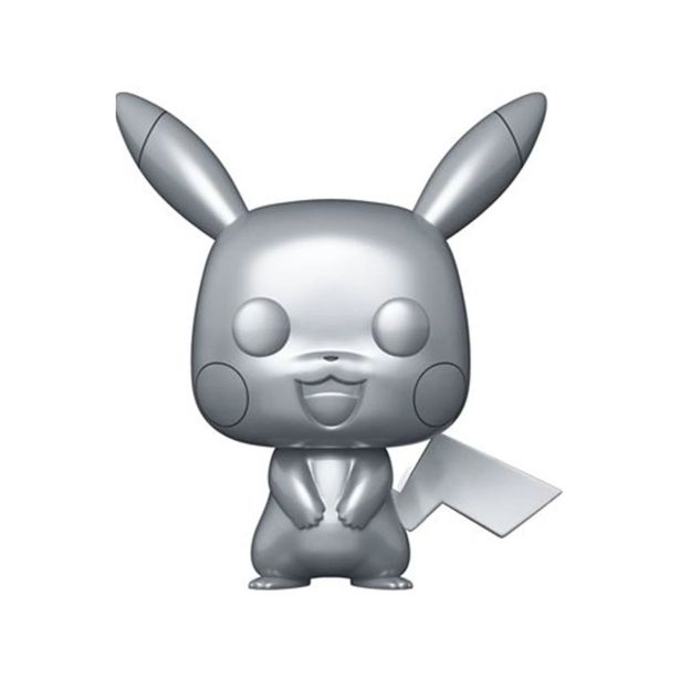 AKCIJSKA FIGURA FUNKO POP GAMES POKEMON PIKACHU 10" SILVER METAL