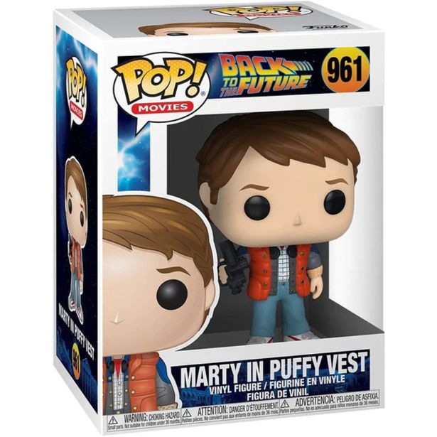 AKCIJSKA FIGURA FUNKO POP MOVIES BACK T THE FUTURE MARTY IN PUFFY VES