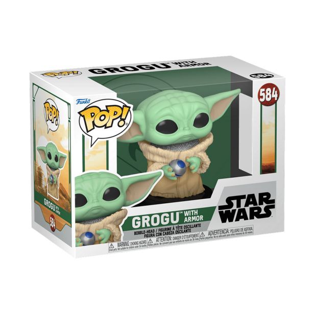 AKCIJSKA FIGURA FUNKO POP STAR WARS - BOOK OF BOBA FETT - GROGU W/ARMOR
