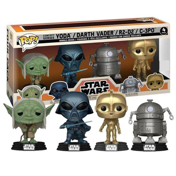 AKCIJSKA FIGURA FUNKO POP STAR WARS CONCEPT SERIES- 4PK
