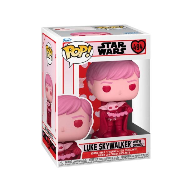 AKCIJSKA FIGURA FUNKO POP STAR WARS VALENTINES - LUKE & GROGU