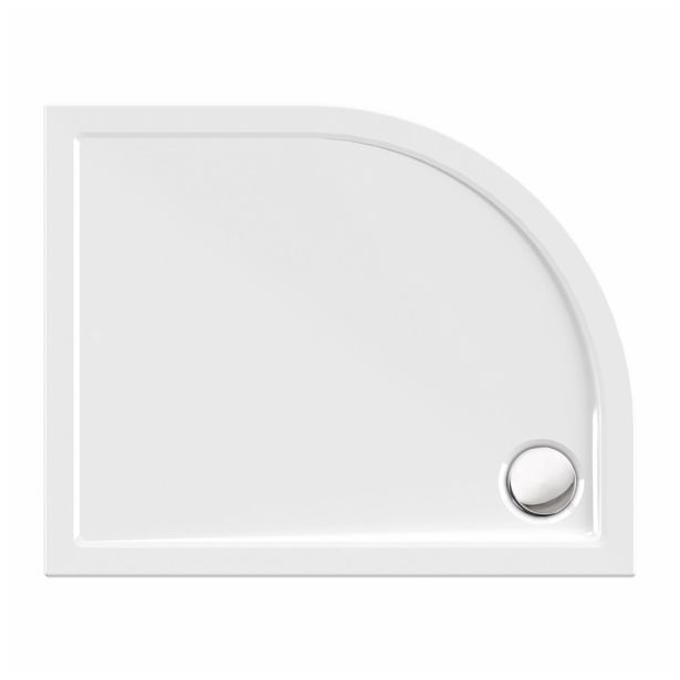 VGRADNA KAD ZA PRHANJE, POLKROŽNA AQUAESTIL TESO 100 X 80 DESNA