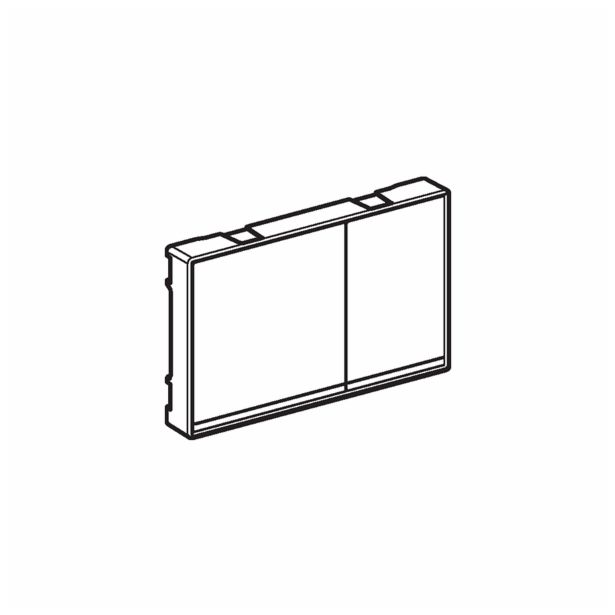 TIPKA, AKTIVIRNA GEBERIT OMEGA 60 BELO STEKLO