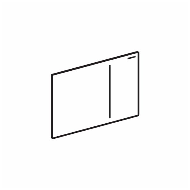 TIPKA, AKTIVIRNA GEBERIT SIGMA 70 BELO STEKLO